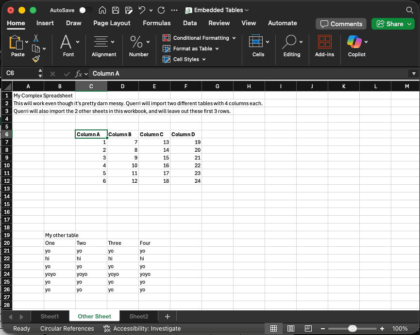 Agentic File Preprocessing Embedded Tables
