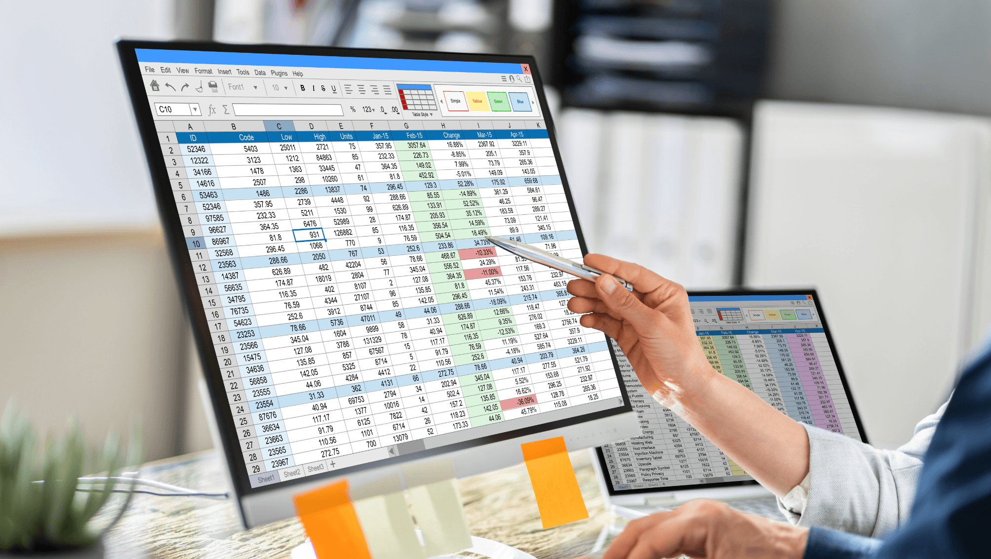 Excel spreadsheet integration