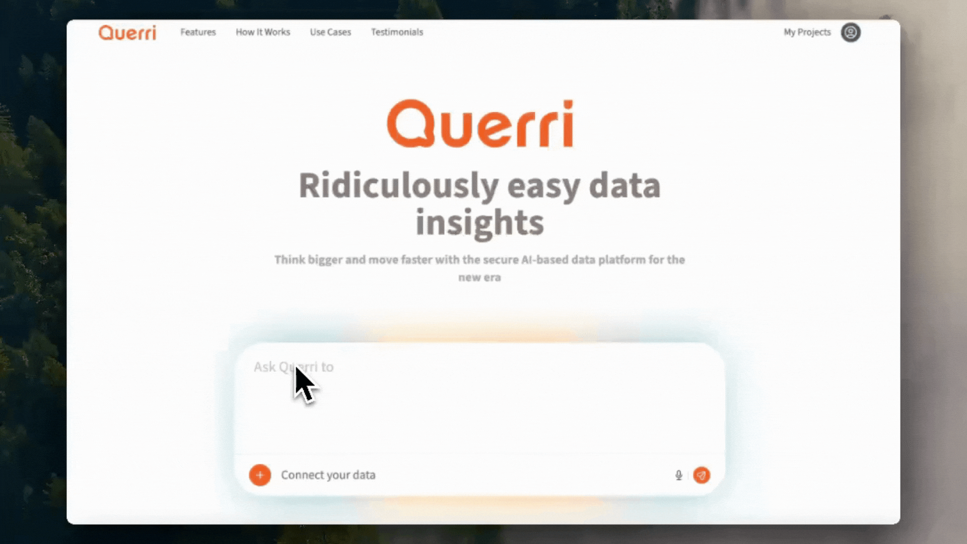 Start Immediately Interface Demo