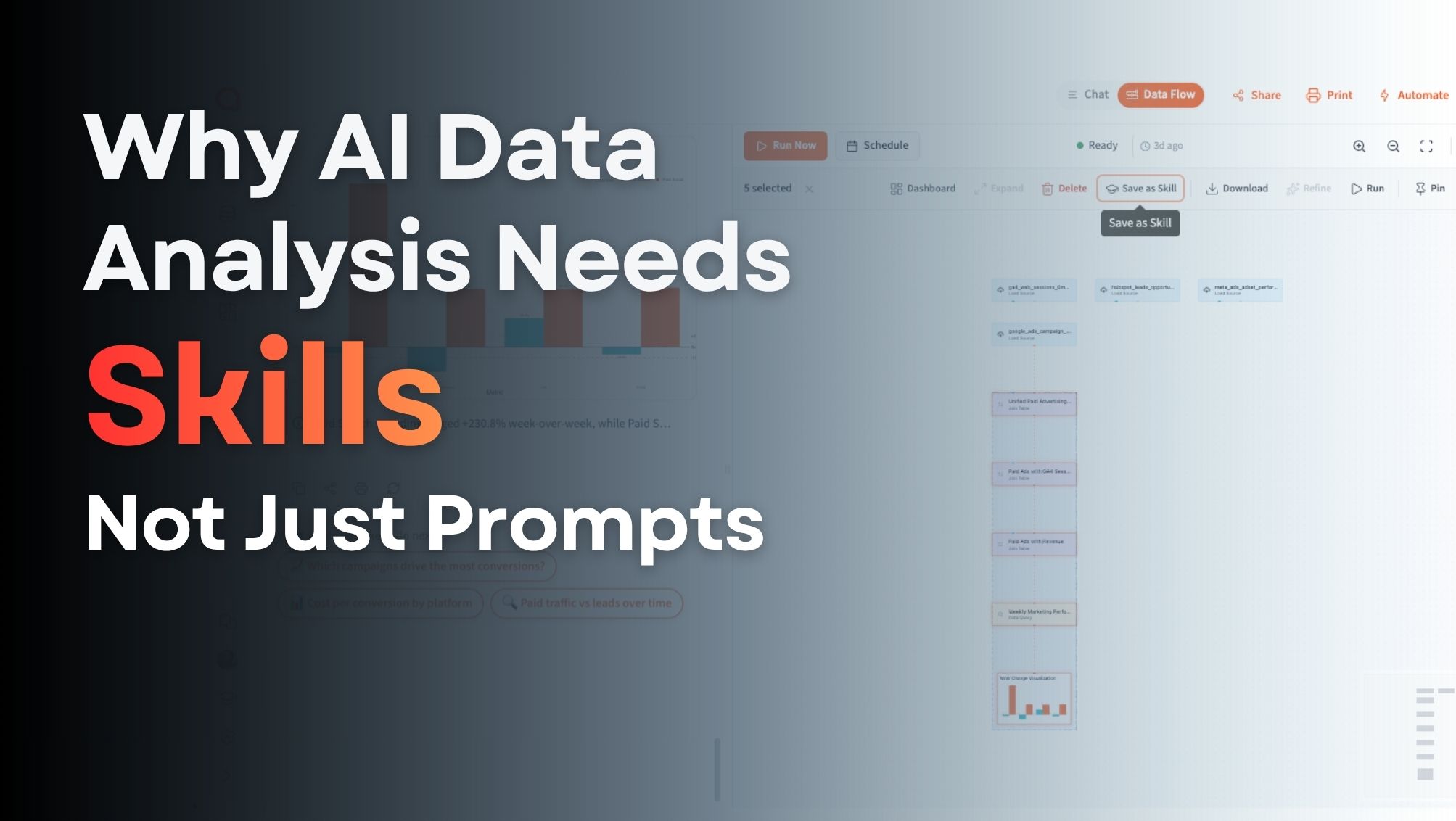 Why AI Data Analysis Needs Skills, Not Just Prompts